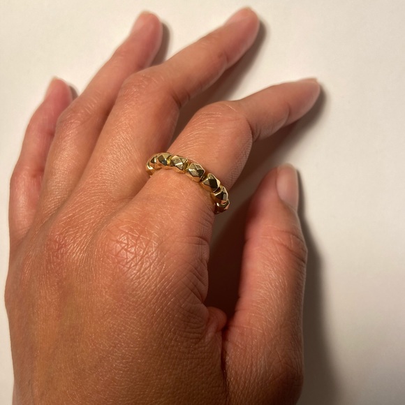 Handmade Rondelle Bead Beaded Ring Set - Picture 5 of 7